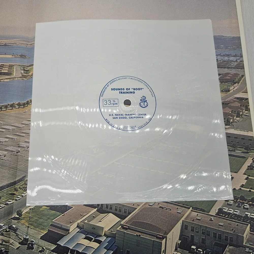 Vintage The Anchor US Naval Training Center San Diego Yearbook with Record